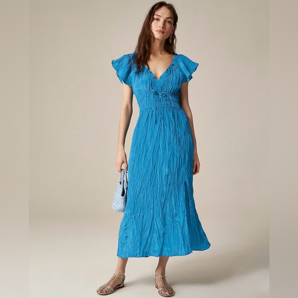 J. Crew Dresses & Skirts - NWT! J. Crew Palermo dress Nordic Sea Blue Size Small, super lightweight & airy!